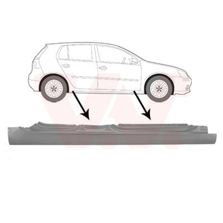 Van Wezel Einstiegsblech rechts VW Golf 5 Jetta von VAN WEZEL