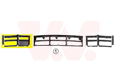 Van Wezel Gitter für Stossstange vorn, [Hersteller-Nr. 0639592] für BMW von VAN WEZEL