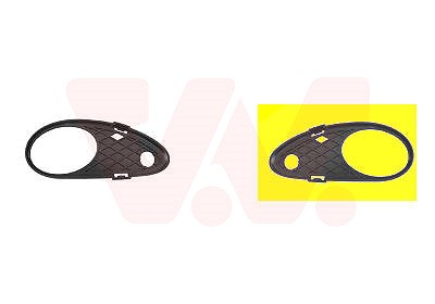 Van Wezel Gitter für Stossstange vorn aussen [Hersteller-Nr. 3032591] für Mercedes-Benz von VAN WEZEL