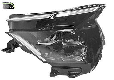 Van Wezel Hauptscheinwerfer [Hersteller-Nr. 0989965V] für Citroën von VAN WEZEL