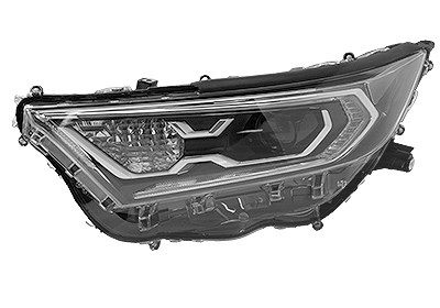 Van Wezel Hauptscheinwerfer [Hersteller-Nr. 5475967] für Toyota von VAN WEZEL