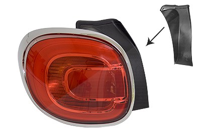 Van Wezel Heckleuchte [Hersteller-Nr. 1609925] für Fiat von VAN WEZEL