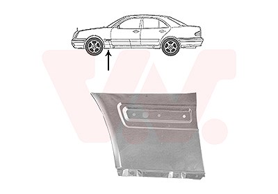 Van Wezel Kotflügel [Hersteller-Nr. 3028155] für Mercedes-Benz von VAN WEZEL