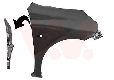 Van Wezel Kotflügel [Hersteller-Nr. 3335658] für Nissan von VAN WEZEL