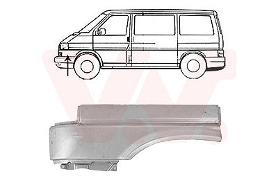 Van Wezel Kotflügel [Hersteller-Nr. 5875153] für VW von VAN WEZEL