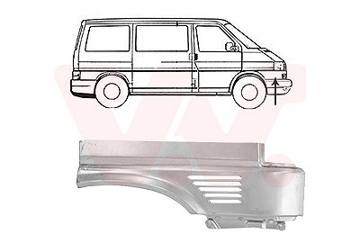 Van Wezel Kotflügel [Hersteller-Nr. 5875154] für VW von VAN WEZEL