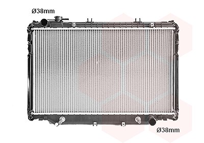 Van Wezel Kühler, Motorkühlung [Hersteller-Nr. 53002222] für Toyota von VAN WEZEL