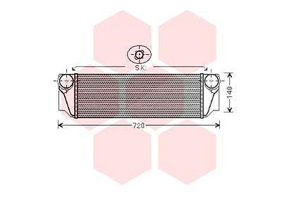 Van Wezel Ladeluftkühler [Hersteller-Nr. 06004413] für BMW von VAN WEZEL