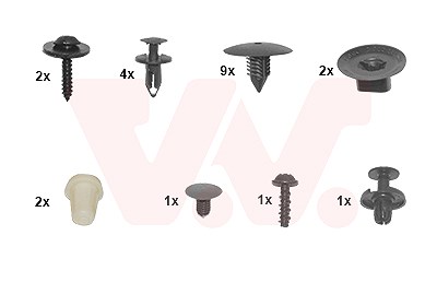Van Wezel Montagesatz, Kotflügel [Hersteller-Nr. 4356796] für Renault von VAN WEZEL