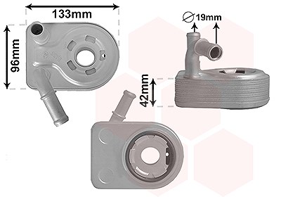 Van Wezel Ölkühler, Motoröl [Hersteller-Nr. 18013709] für Ford von VAN WEZEL
