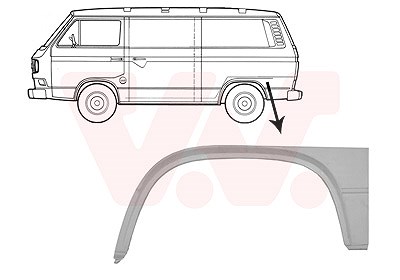 Van Wezel Radlauf hinten, (Kombi), Pick-up [Hersteller-Nr. 5870145] für VW von VAN WEZEL