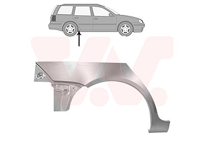 Van Wezel Seitenwand [Hersteller-Nr. 5898148] für VW von VAN WEZEL