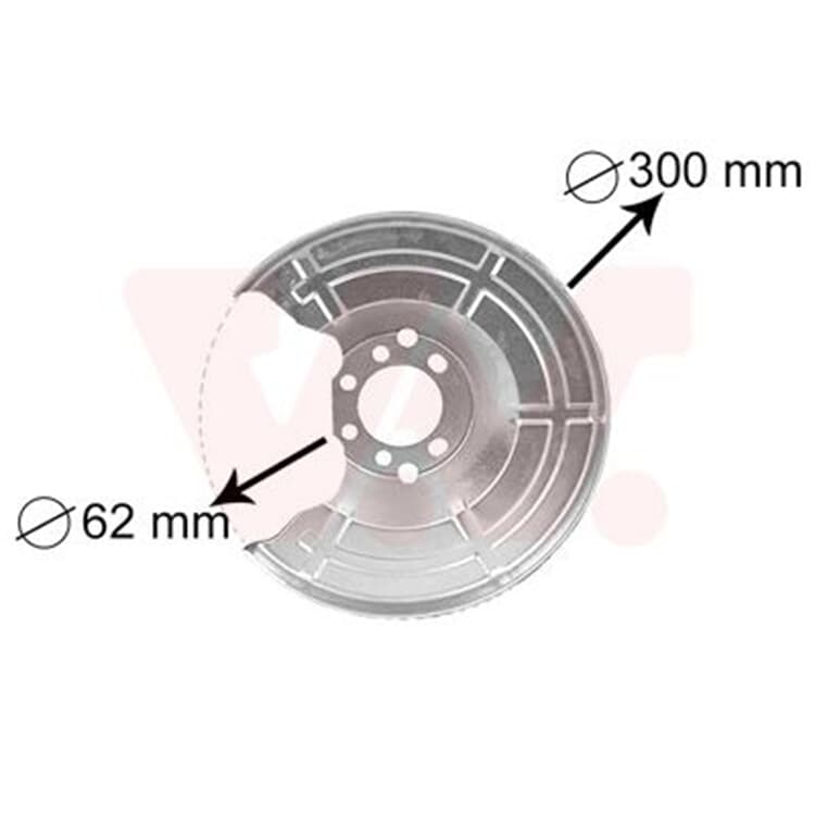 Van Wezel Spritzblech hinten links Opel Astra G H Combo Corsa C Meriva Zafira von VAN WEZEL