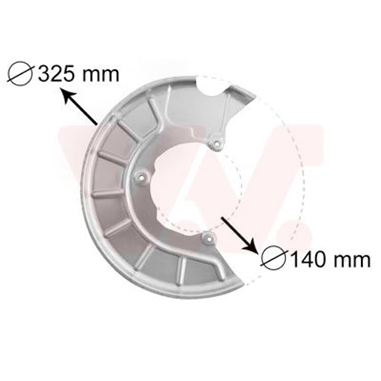 Van Wezel Spritzblech vorne rechts Audi Seat Skoda VW Van Wezel Spritzblech vorne rechts Audi Seat Skoda VW von VAN WEZEL