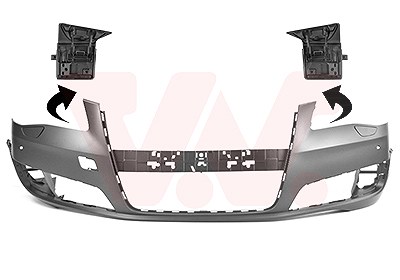 Van Wezel Stoßfänger [Hersteller-Nr. 0353575] für Audi von VAN WEZEL