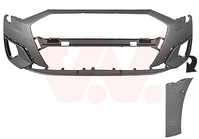 Van Wezel Stoßfänger [Hersteller-Nr. 0367575] für Audi von VAN WEZEL