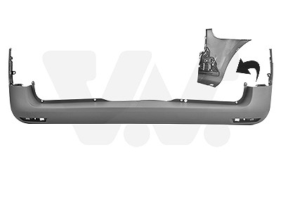 Van Wezel Stoßfänger [Hersteller-Nr. 2971549] für Mercedes-Benz von VAN WEZEL