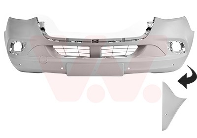 Van Wezel Stoßfänger [Hersteller-Nr. 2973577] für Mercedes-Benz von VAN WEZEL