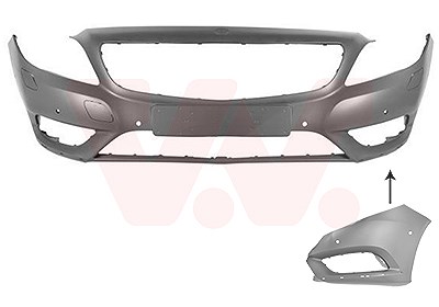 Van Wezel Stoßfänger [Hersteller-Nr. 3054579] für Mercedes-Benz von VAN WEZEL