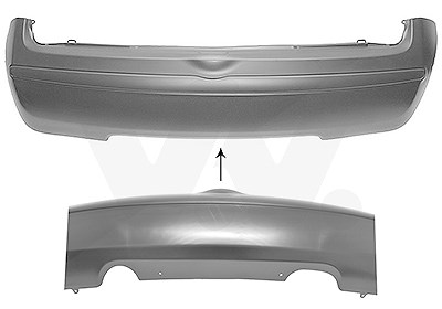 Van Wezel Stoßfänger [Hersteller-Nr. 3329544] für Nissan von VAN WEZEL
