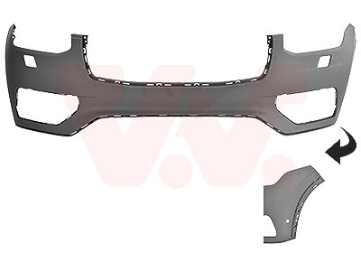 Van Wezel Stoßfänger [Hersteller-Nr. 5999575] für Volvo von VAN WEZEL