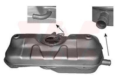 Van Wezel Tank benzin Mono/multipoint inj. 35L 0,9 [Hersteller-Nr. 1601081] für Fiat von VAN WEZEL