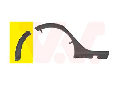 Van Wezel Verbreiterung, Kotflügel [Hersteller-Nr. 1507528] für Dacia von VAN WEZEL