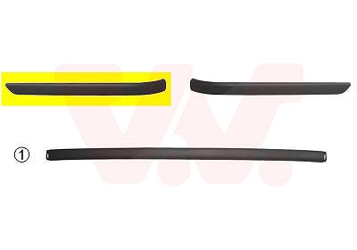 Van Wezel Zier-/Schutzleiste, Stoßfänger [Hersteller-Nr. 0646553] für BMW von VAN WEZEL