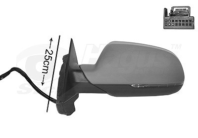 Van Wezel Außenspiegel [Hersteller-Nr. 0338805] für Audi von VAN WEZEL