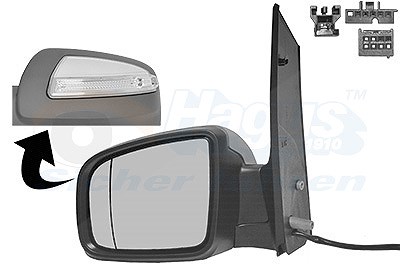 Van Wezel Außenspiegel [Hersteller-Nr. 3081825] für Mercedes-Benz von VAN WEZEL