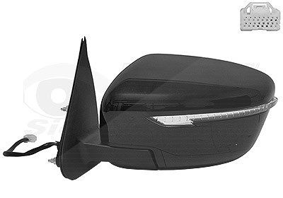 Van Wezel Außenspiegel [Hersteller-Nr. 3383805] für Nissan von VAN WEZEL
