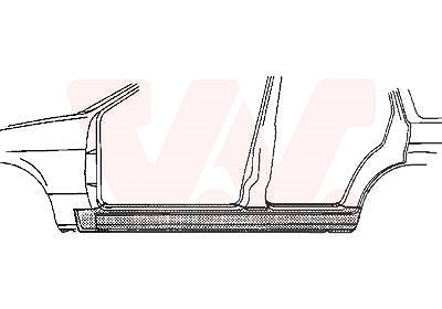 Van Wezel Einstiegblech [Hersteller-Nr. 1828103] für Ford von VAN WEZEL