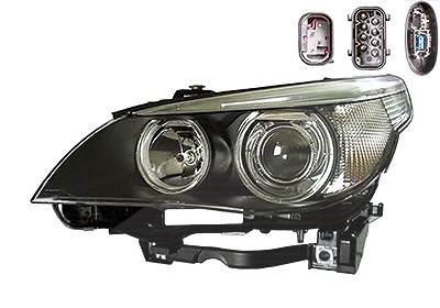 Van Wezel Hauptscheinwerfer [Hersteller-Nr. 0655981] für BMW von VAN WEZEL
