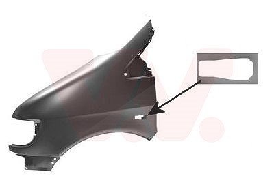 Van Wezel Kotflügel [Hersteller-Nr. 3078657] für Mercedes-Benz von VAN WEZEL