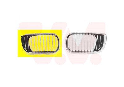 Van Wezel Kühlergitter [Hersteller-Nr. 0649516] für BMW von VAN WEZEL