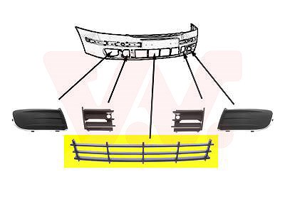 Van Wezel Lüftungsgitter, Stoßfänger [Hersteller-Nr. 7622590] für Skoda von VAN WEZEL