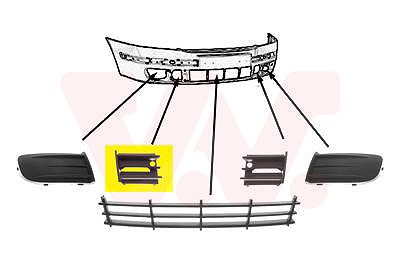Van Wezel Lüftungsgitter, Stoßfänger [Hersteller-Nr. 7622594] für Skoda von VAN WEZEL