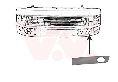 Van Wezel Lüftungsgitter, Stoßfänger [Hersteller-Nr. 5790593] für VW von VAN WEZEL