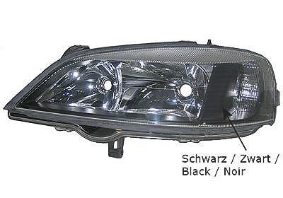 Van Wezel Scheinwerfer H7/HB3 elektr LWR schwarz o. Stellmot [Hersteller-Nr. 3742967] für Opel von VAN WEZEL
