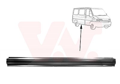 Van Wezel Seitenwand [Hersteller-Nr. 1747110] für Citroën, Fiat, Peugeot von VAN WEZEL