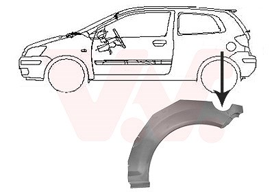 Van Wezel Seitenwand [Hersteller-Nr. 8251145] für Hyundai von VAN WEZEL