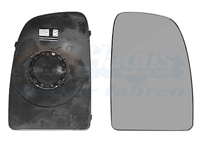 Van Wezel Spiegelglas, Außenspiegel [Hersteller-Nr. 1651838] für Citroën, Fiat, Opel, Peugeot von VAN WEZEL