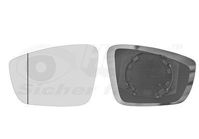 Van Wezel Spiegelglas, Außenspiegel [Hersteller-Nr. 5701831] für Seat, Skoda, VW von VAN WEZEL