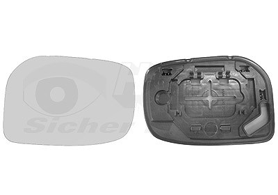 Van Wezel Spiegelglas, Außenspiegel [Hersteller-Nr. 5432831] für Toyota von VAN WEZEL