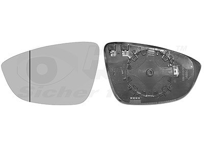 Van Wezel Spiegelglas, Außenspiegel [Hersteller-Nr. 5849837] für VW von VAN WEZEL