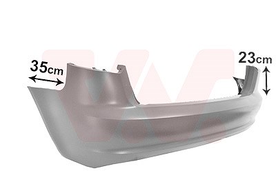 Van Wezel Stoßfänger [Hersteller-Nr. 0334546] für Audi von VAN WEZEL