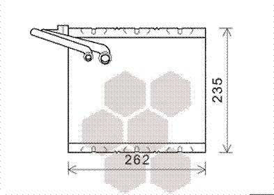 Van Wezel Verdampfer, Klimaanlage [Hersteller-Nr. 5900V157] für Volvo von VAN WEZEL