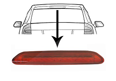 Van Wezel Zusatzbremsleuchte [Hersteller-Nr. 7622929] für Skoda von VAN WEZEL