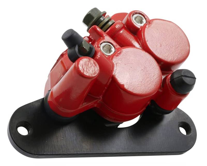 VANEZ Bremssattel Bremszange rot kompatibel für Sym Fiddle 2, Jet SportX R SR, Orbit 1 50 125, Orbit 2 von VANEZ
