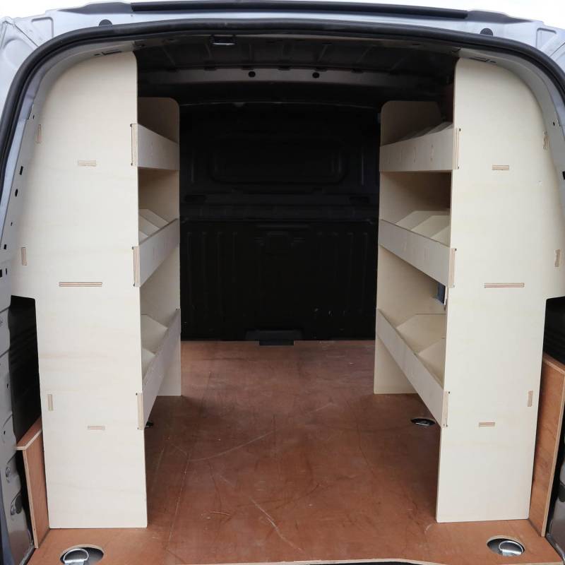 VANIFY - Kompatibel mit Opel Combo L2 2019+ Fahrzeugeinrichtung Fahrzeugregale, doppelte Regale hinten von VANIFY